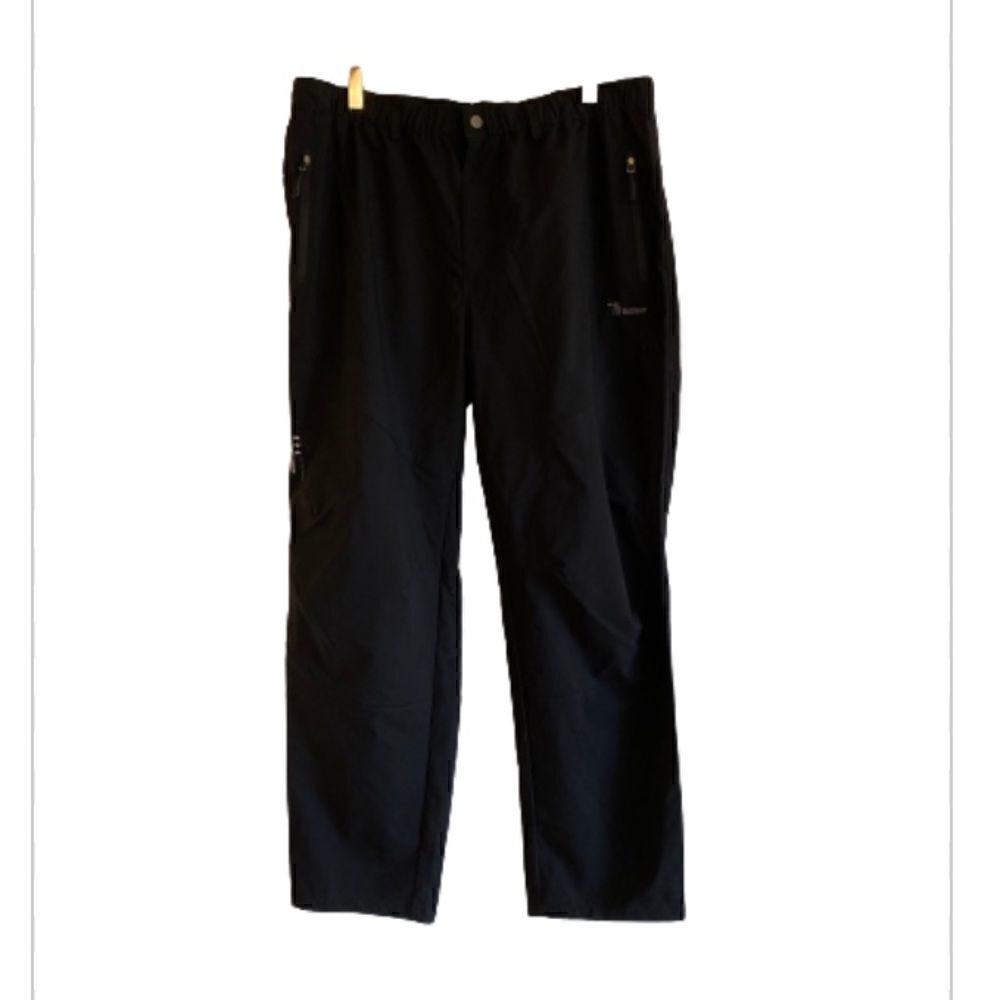 NWT Black TBY Outdoor Sports Nylon Hiking Outdoor Pants Size XXL